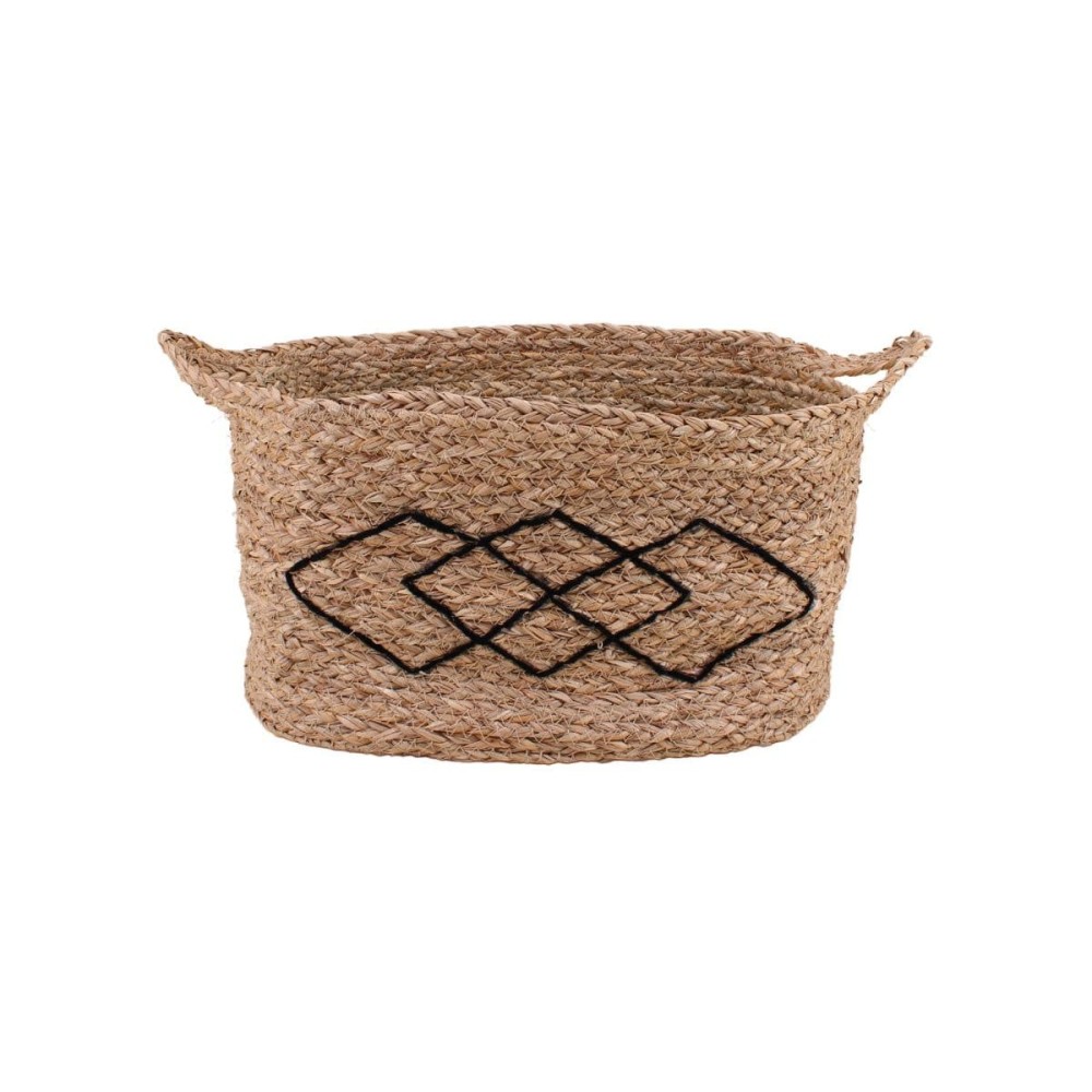 Panier rectangulaire en fibres naturelles 18x28cm, ORNAMI