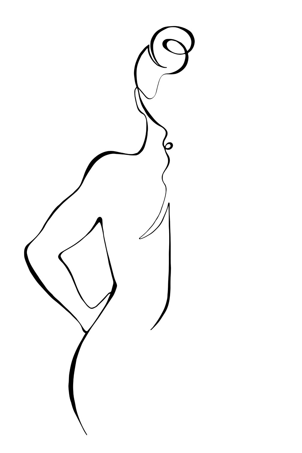 Tableau Croquis de femme, HEXOA