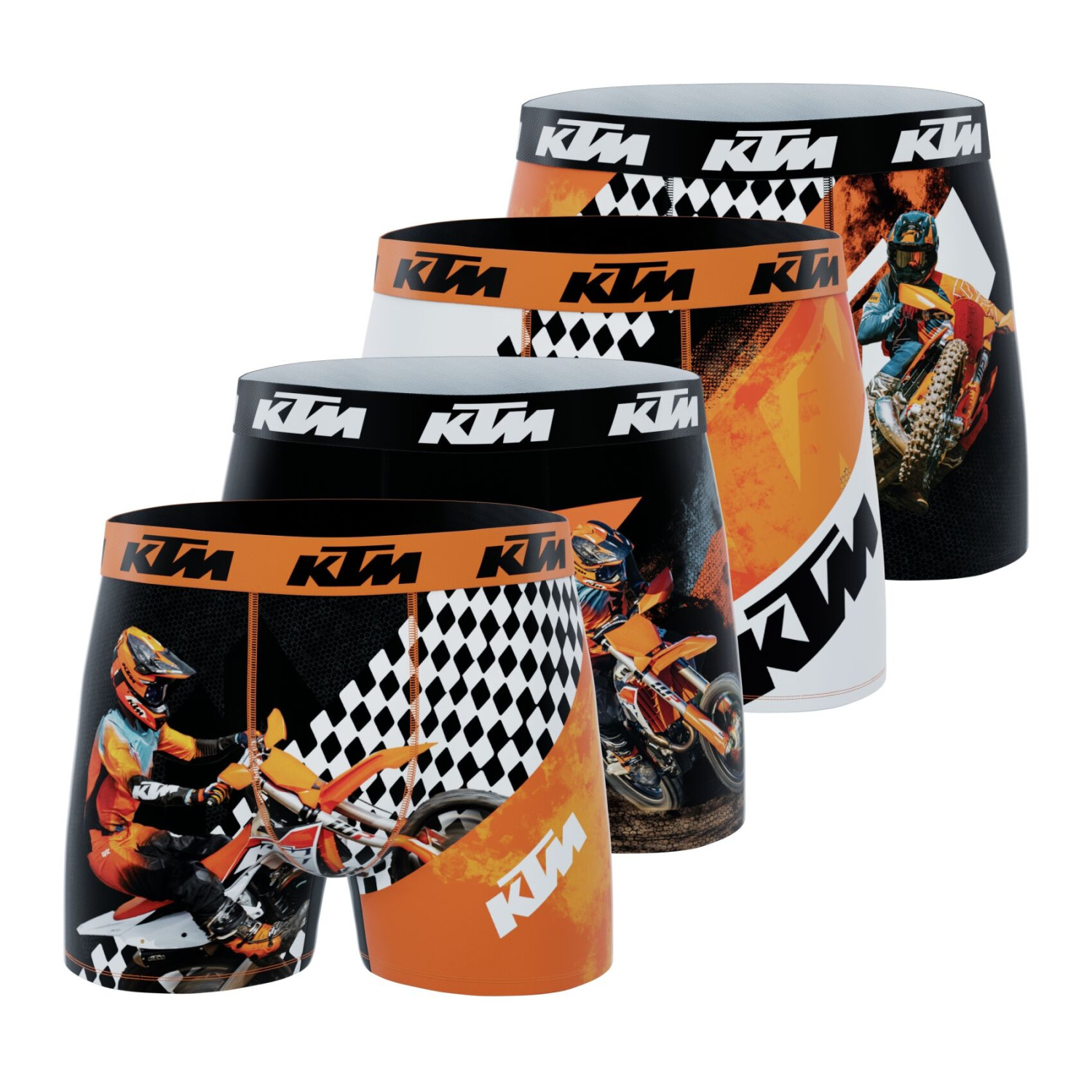 Lot De 4 Boxers Microfibre, FREEGUN