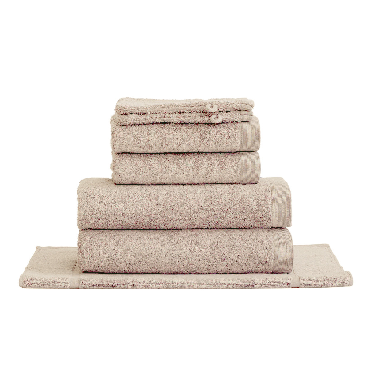 Ensemble de bain avec tapis 7 pièces STUDIO, SENSEI MAISON