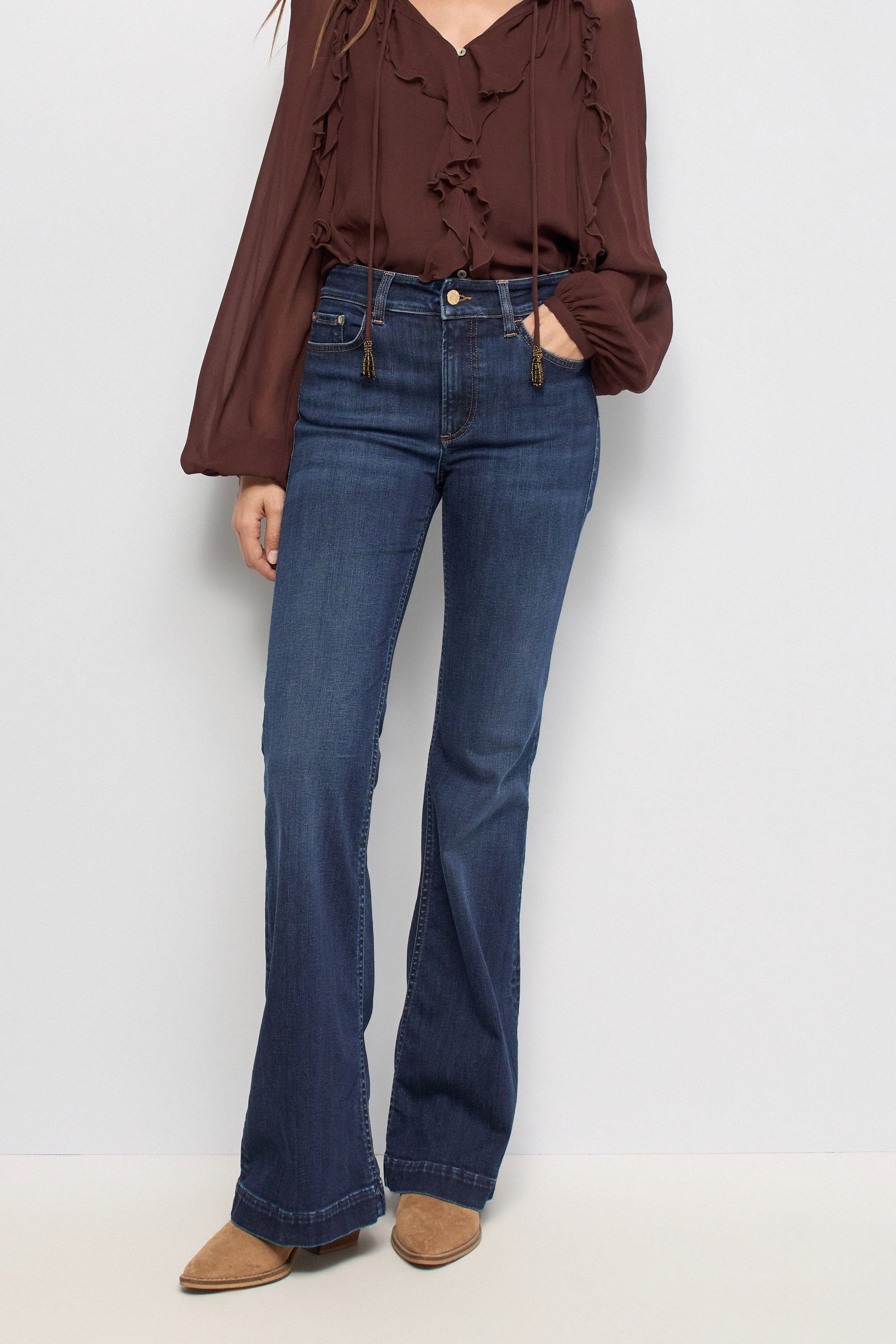 JEAN DESTINY PUSH UP FLARE, SALSA JEANS