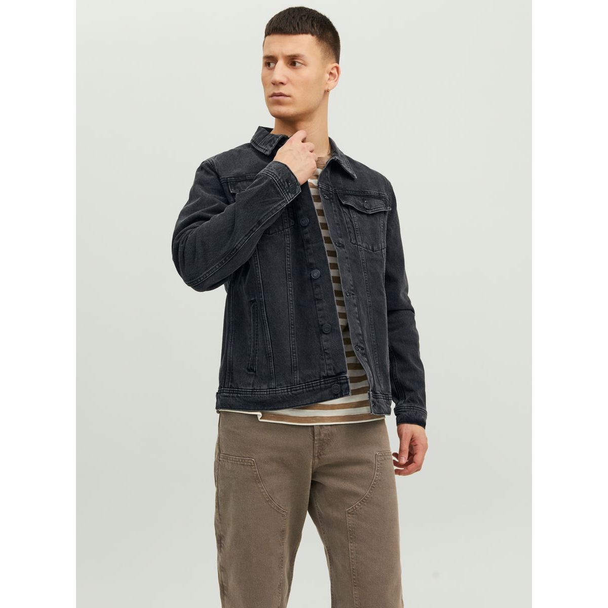 blouson jean homme grande taille