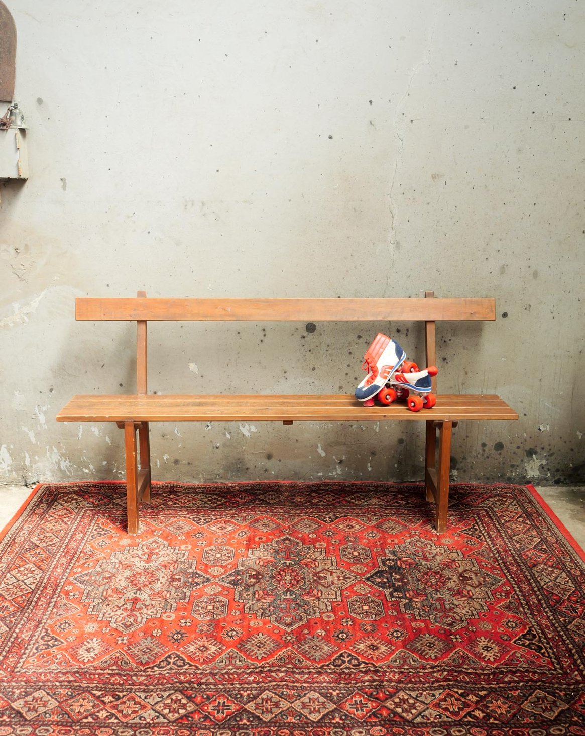 Banc en bois Antoine N°439 - Bon état, DEBONGOUT
