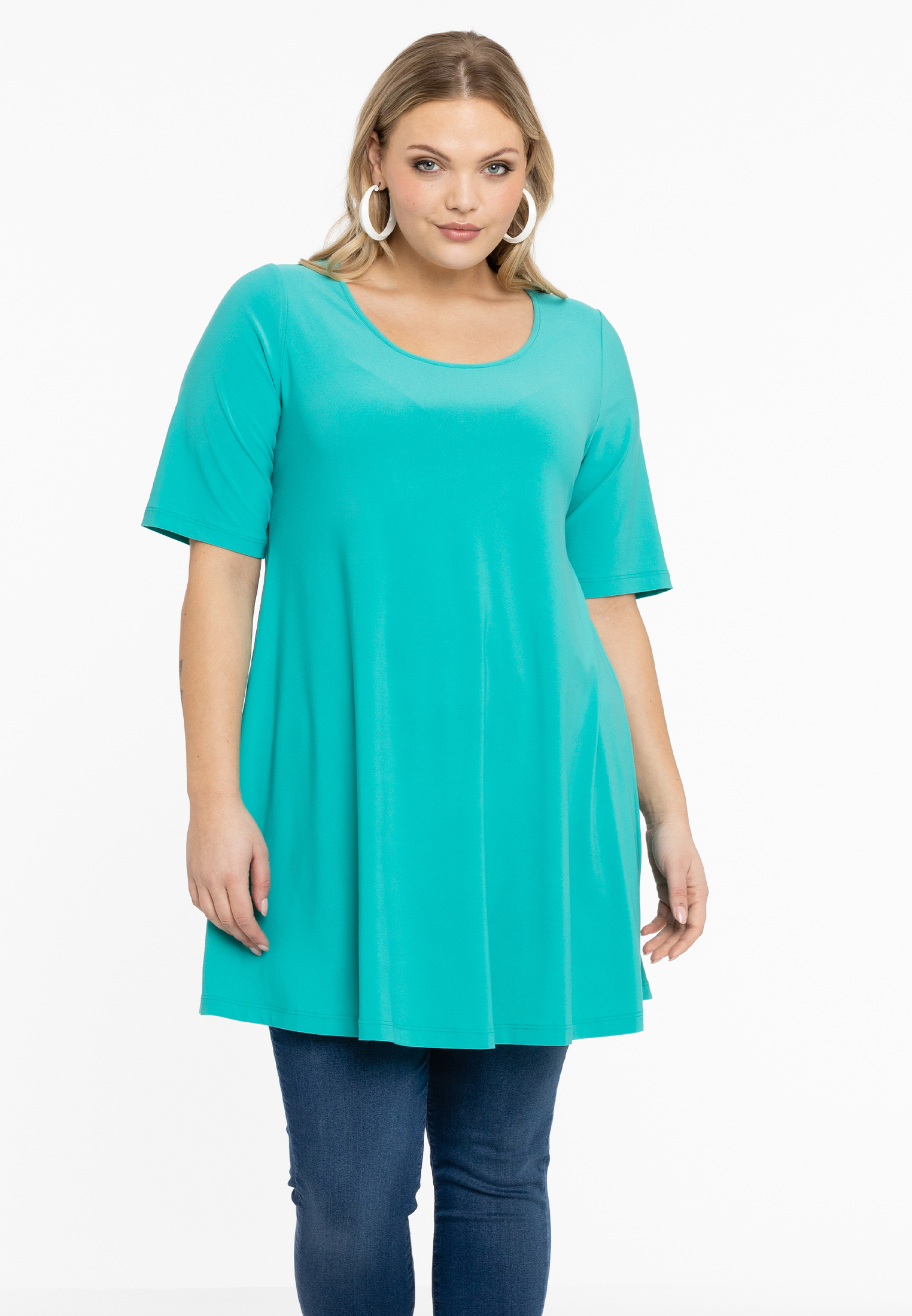 T-shirt long, YOEK