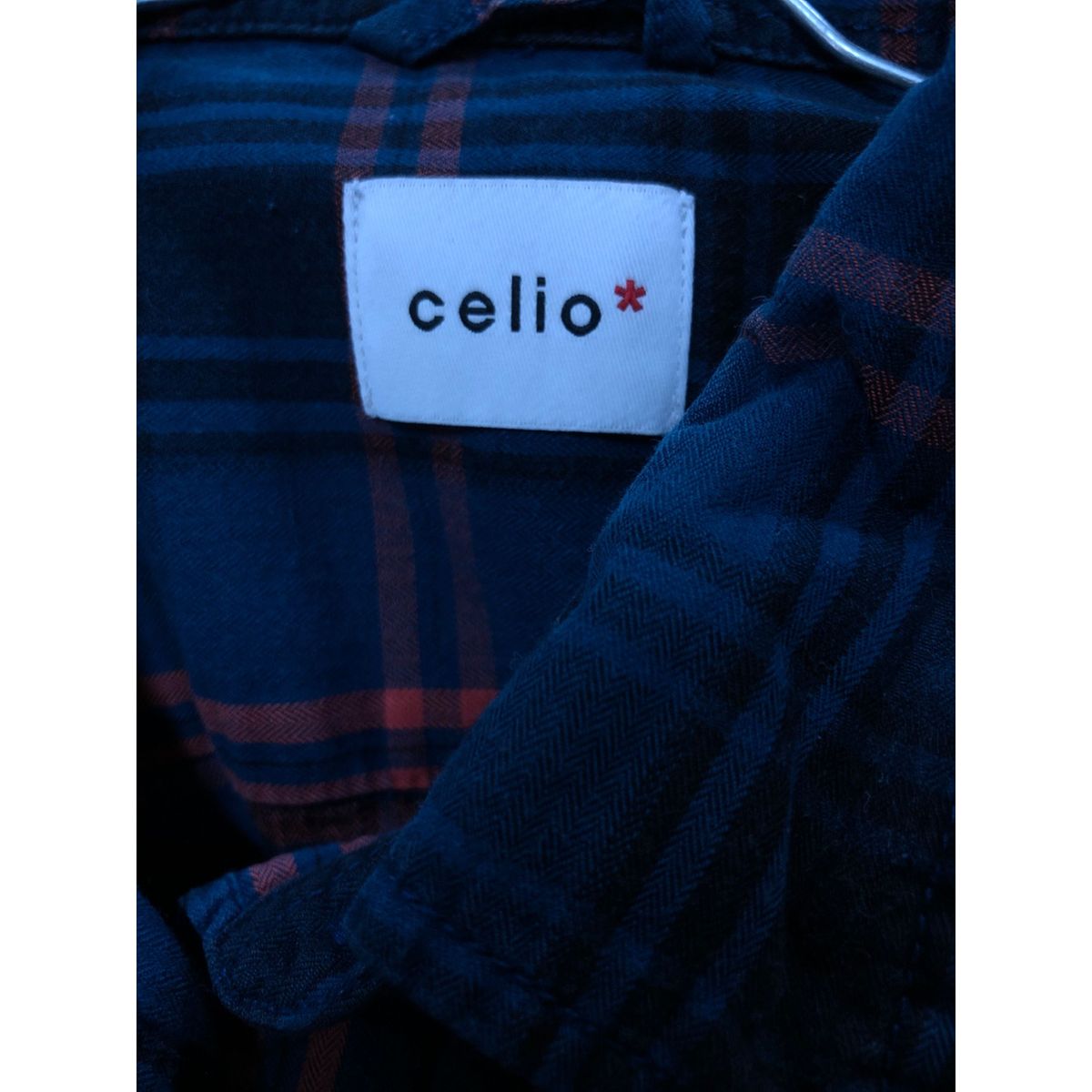 Chemise bon tat bleu Celio La Redoute