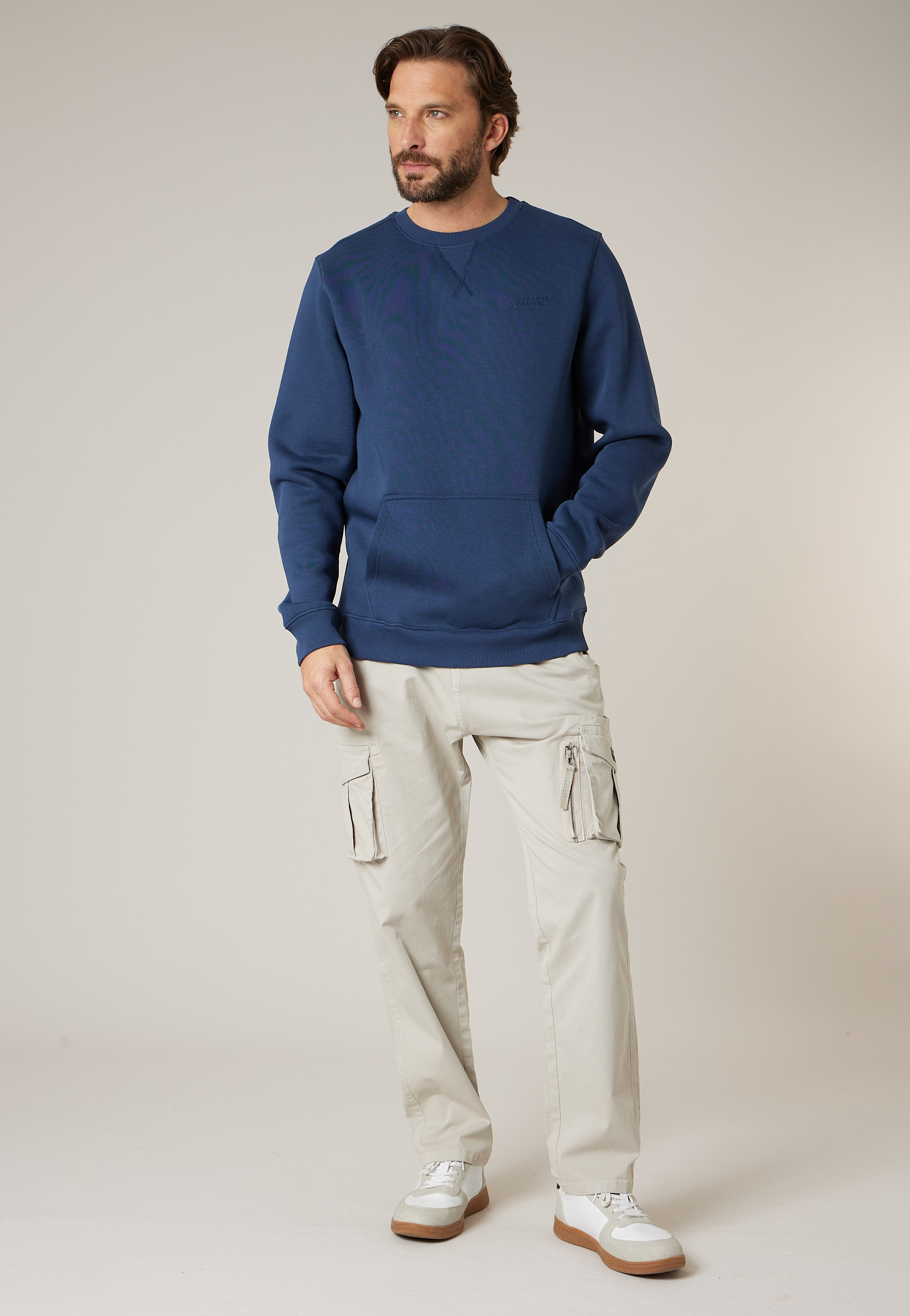 Sweat homme en coton molletonné BENOR, DEELUXE