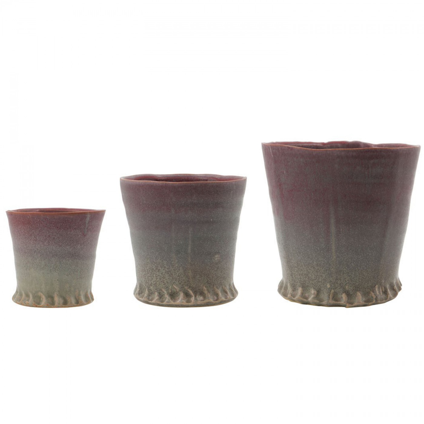 Lot de 3 cache-pots Ville, HOUSE DOCTOR