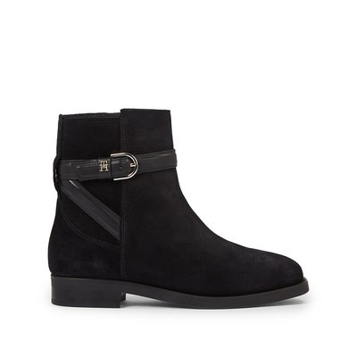 Elevated Suede Ankle Boots TOMMY HILFIGER