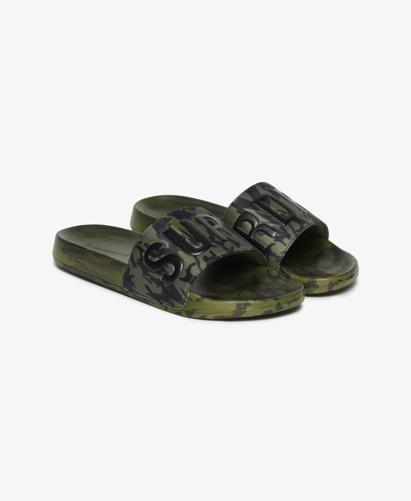 Claquettes de Piscine Core Camo, SUPERDRY