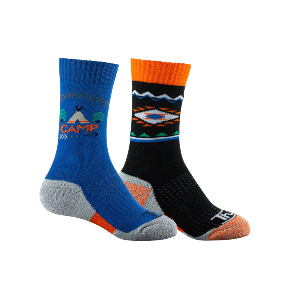 Lot de 2 paires de mi-chaussettes ADVENTURE, THYO