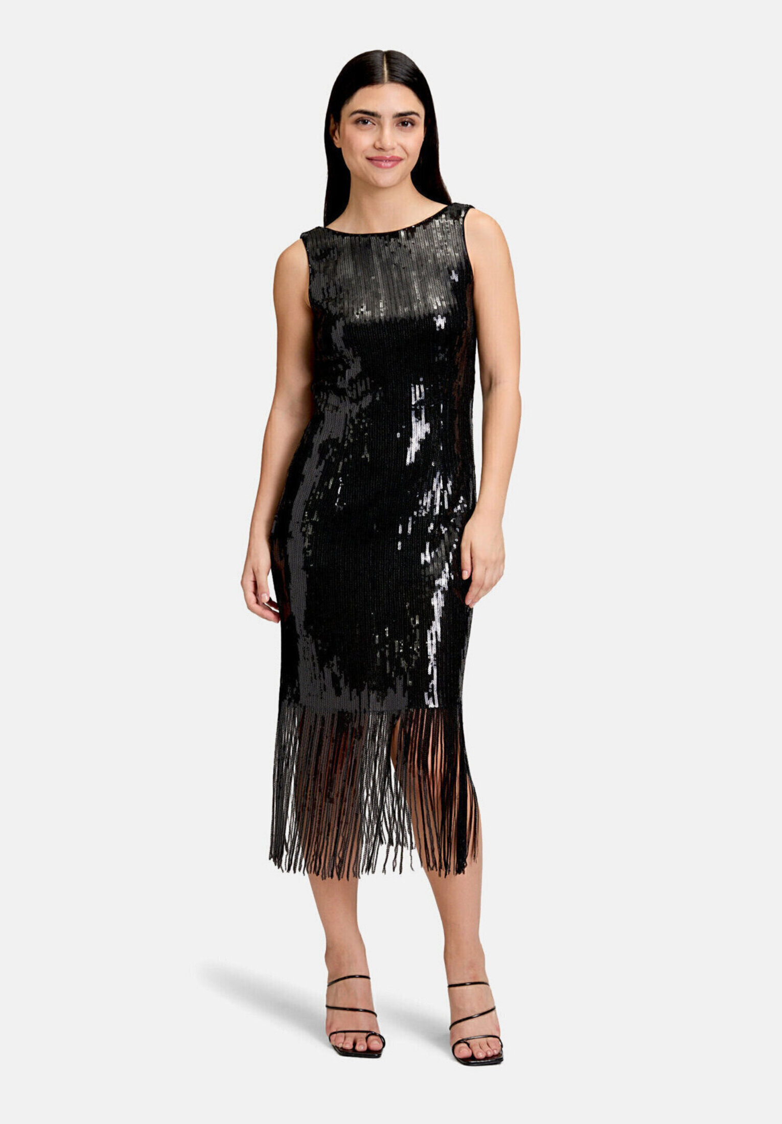 Robe de soirée à encolure bateau, VERA MONT