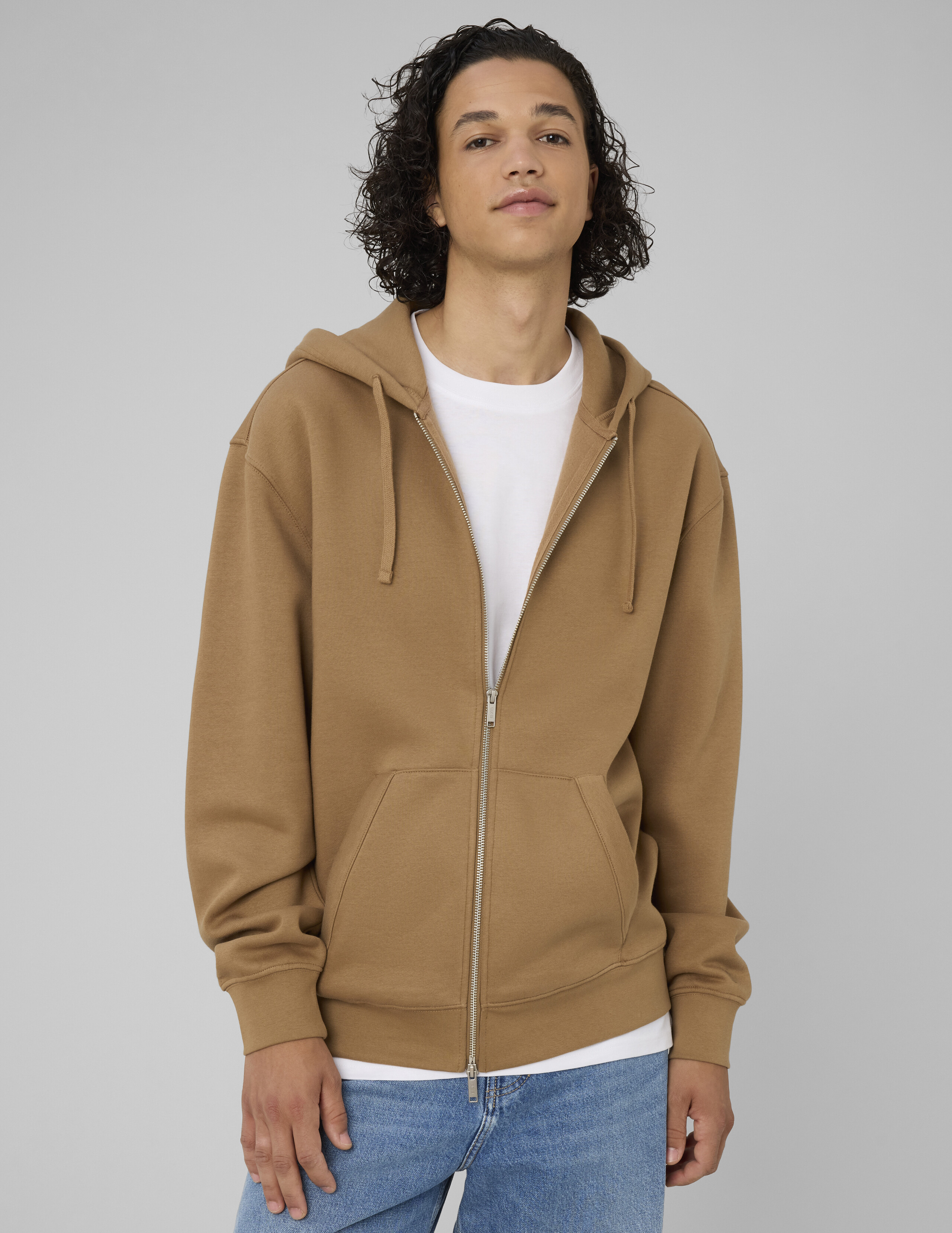 Sweat zippé ouverture double, BZB