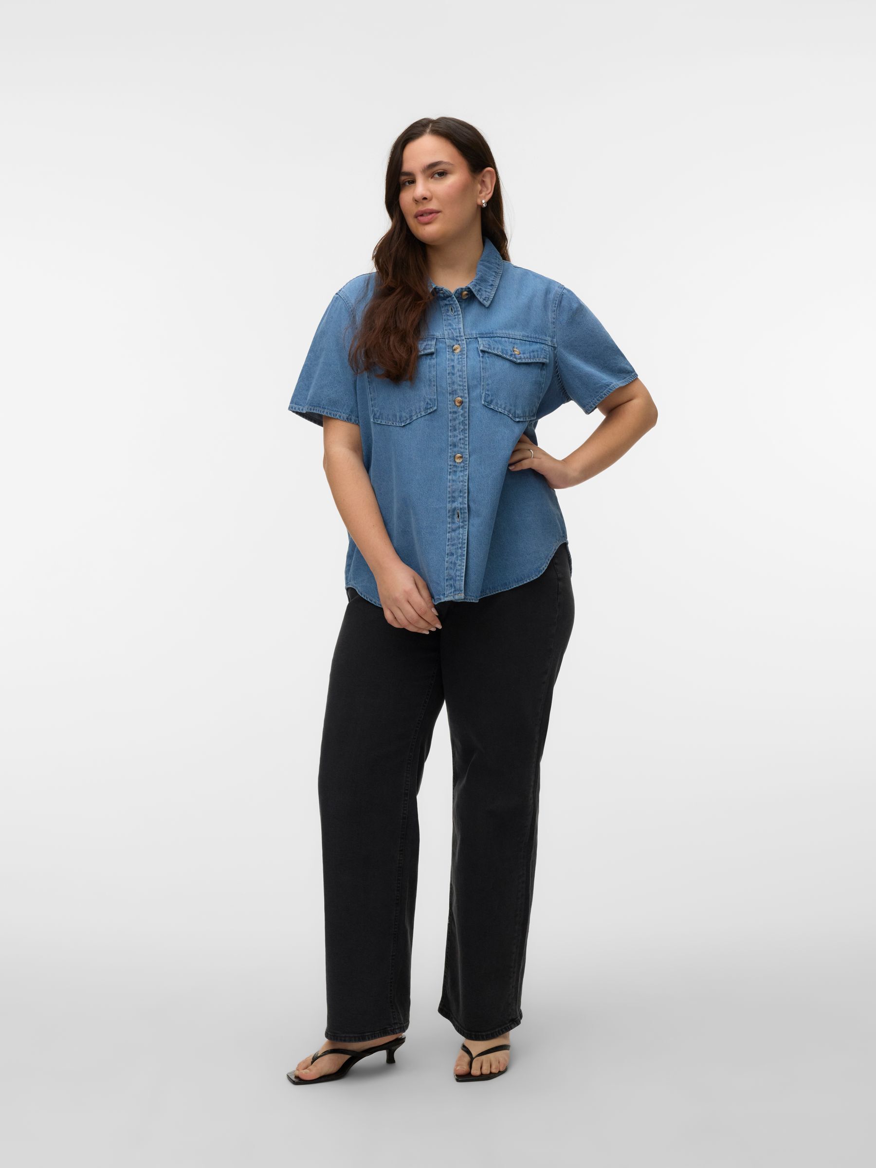 Chemise En Denim, VERO MODA