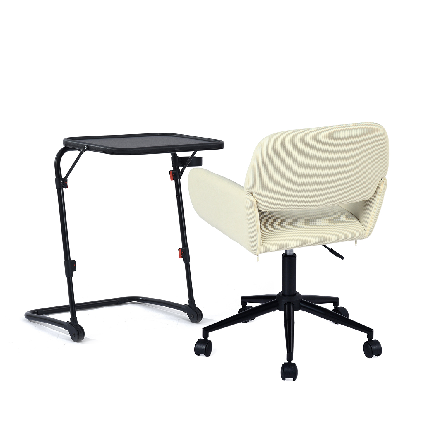 Ensemble de petit bureau pliable avec chaise de bureau, BASELINE+ROSS, MEUBLES COSY