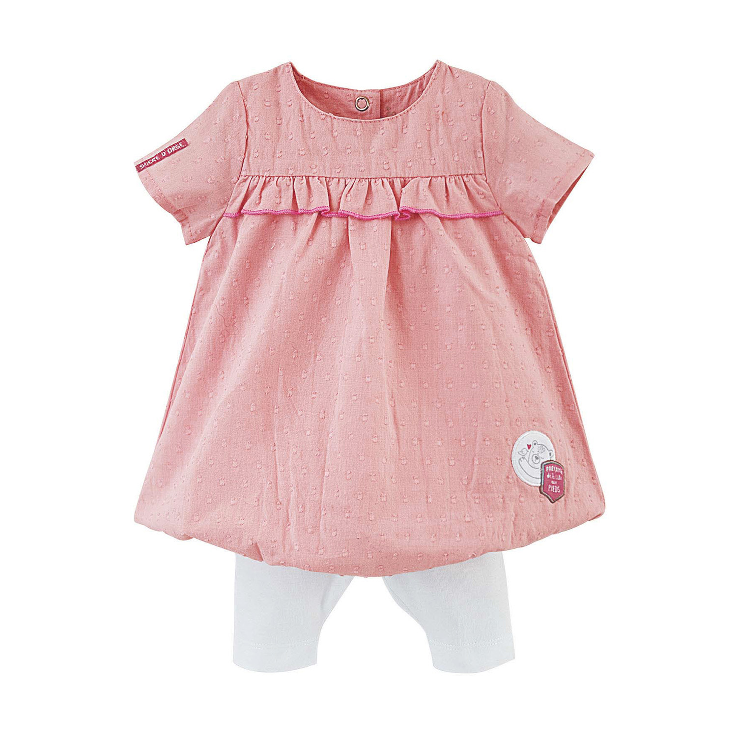 Ensemble robe et legging bebe fille, SUCRE D'ORGE