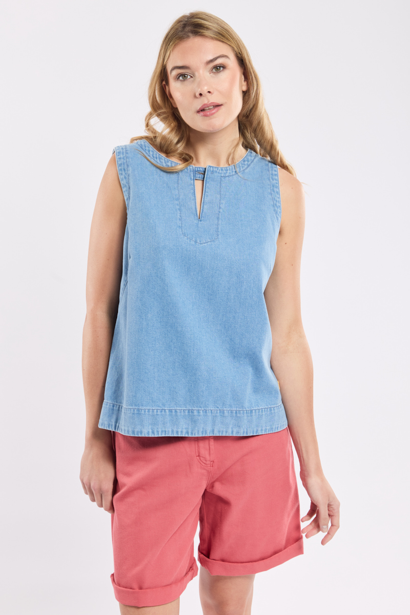 Top en denim en coton, ARMOR-LUX