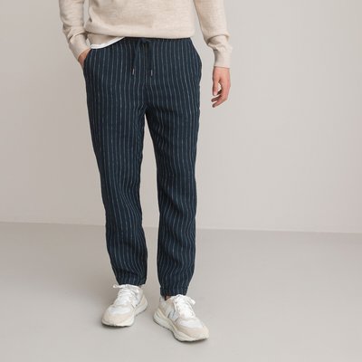 Striped Linen Joggers LA REDOUTE COLLECTIONS