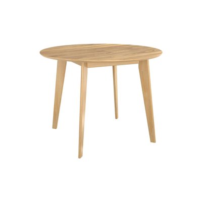 Table ronde 4 personnes en bois D100 cm - Réno RENDEZ VOUS DECO