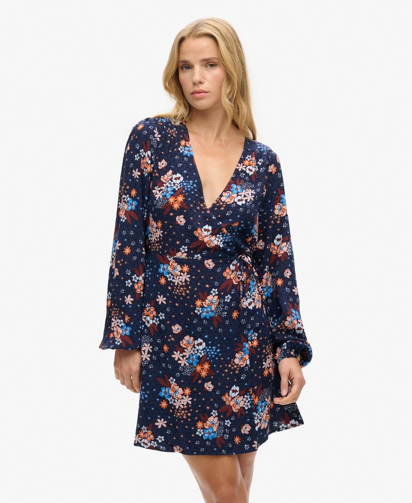 Robe courte portefeuille imprimée, SUPERDRY