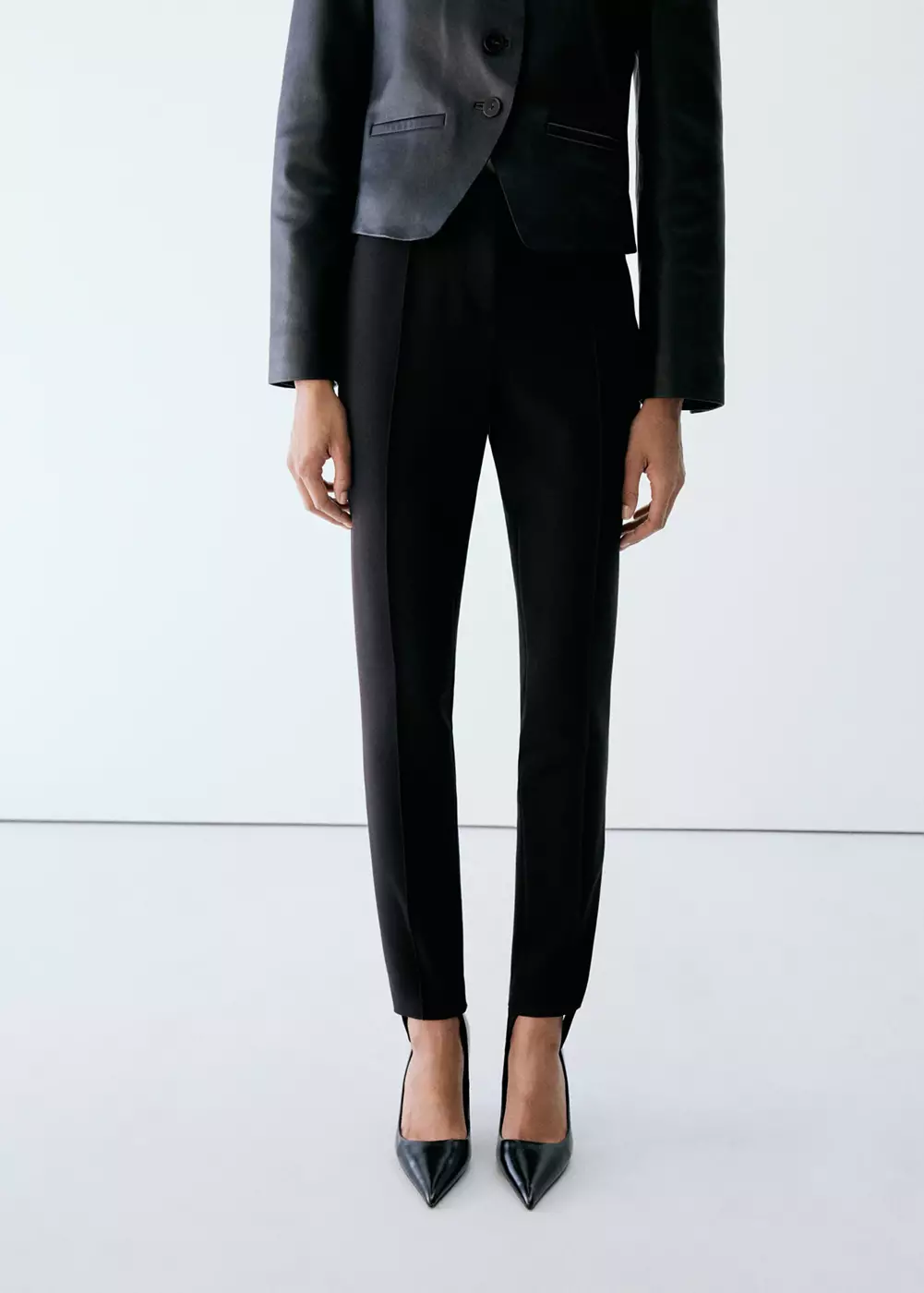 Pantalon ajusté à étriers, MANGO