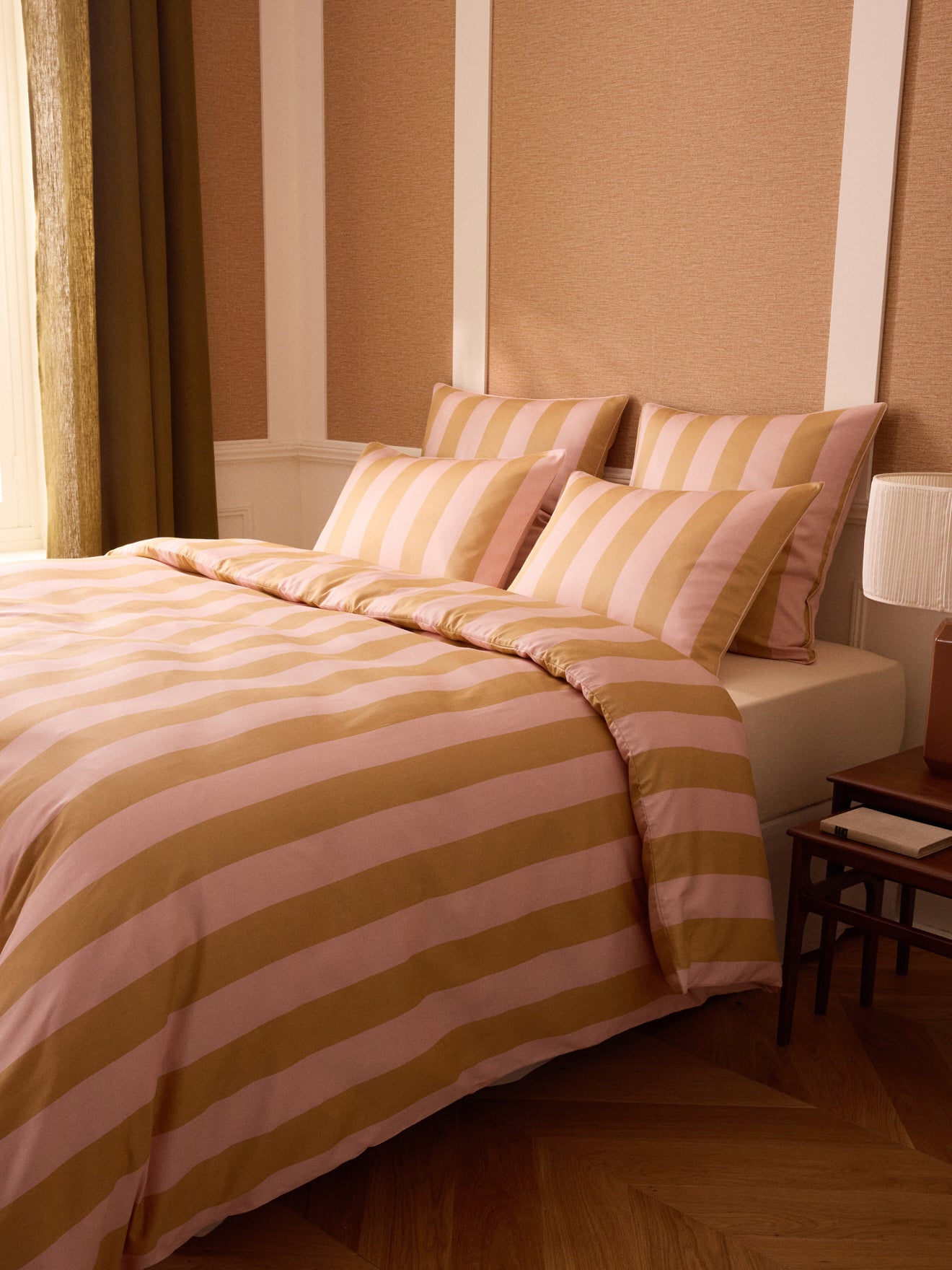 Housse de couette satin de coton "MAXINE", CYRILLUS