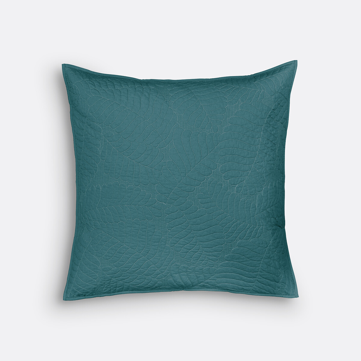 Federa quadrata percalle di cotone Passion Bianco - Biancheria da letto