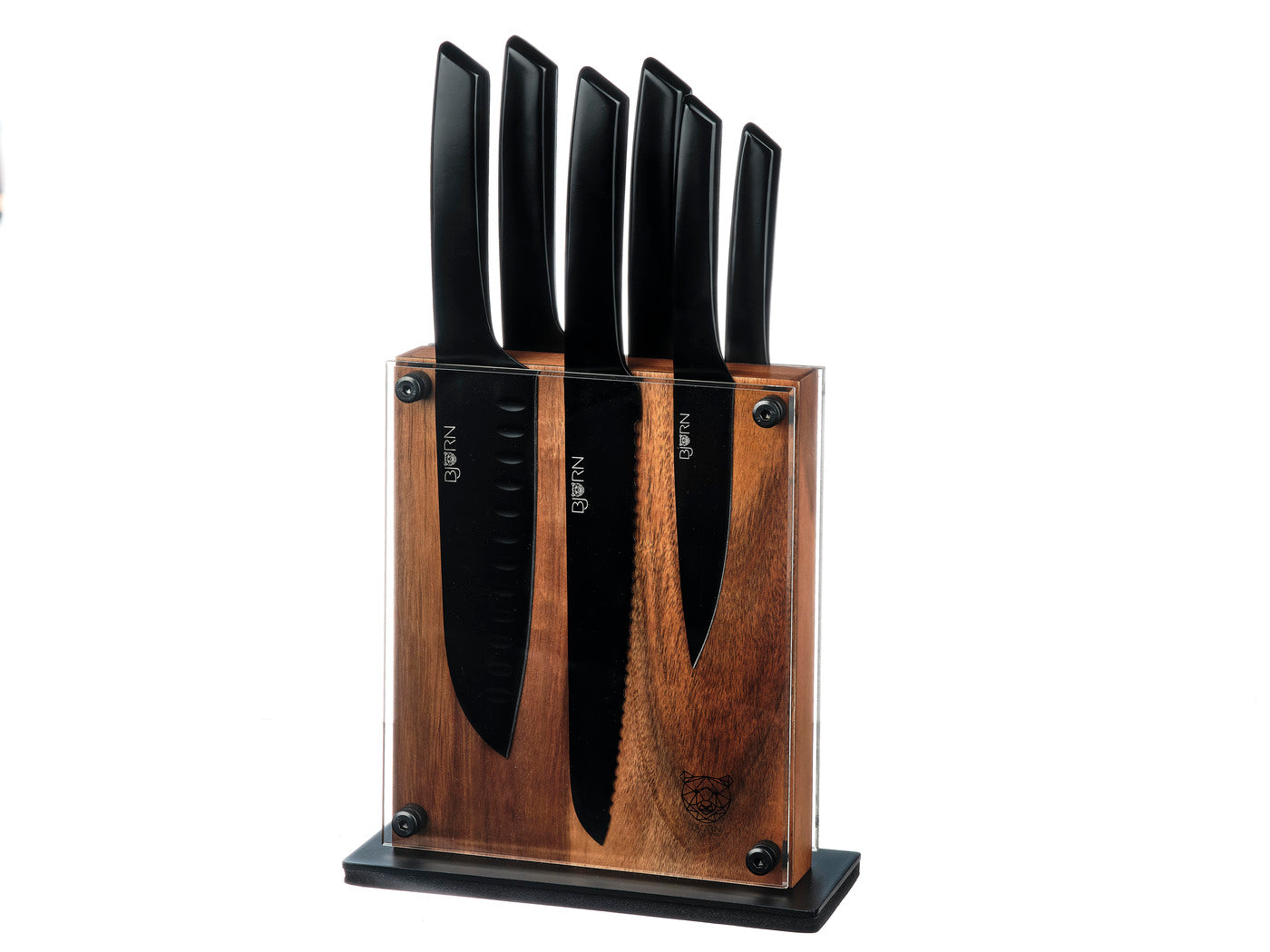 Lot de 7 couteaux de cuisine en inox, NUDE, BJORN