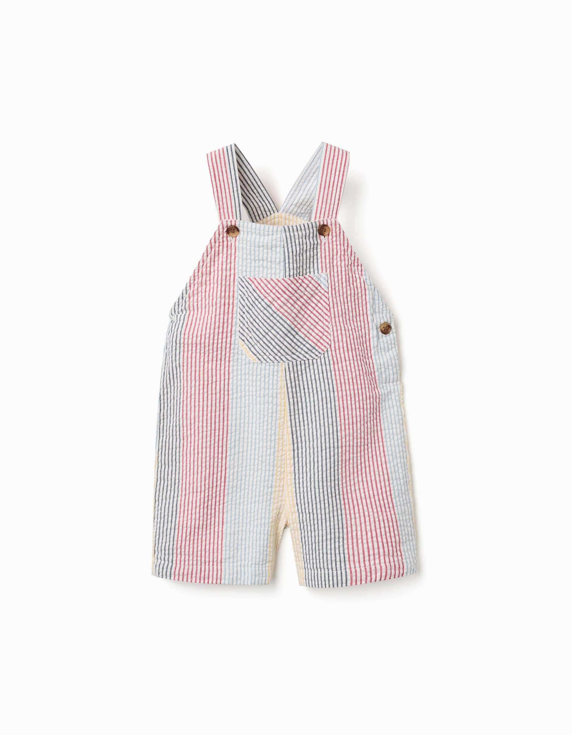 Salopette en coton à rayures You&Me, ZIPPY