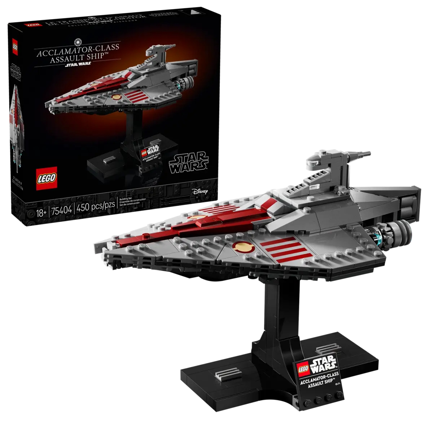 Star Wars Le transport d'assaut de classe Acclamator, LEGO