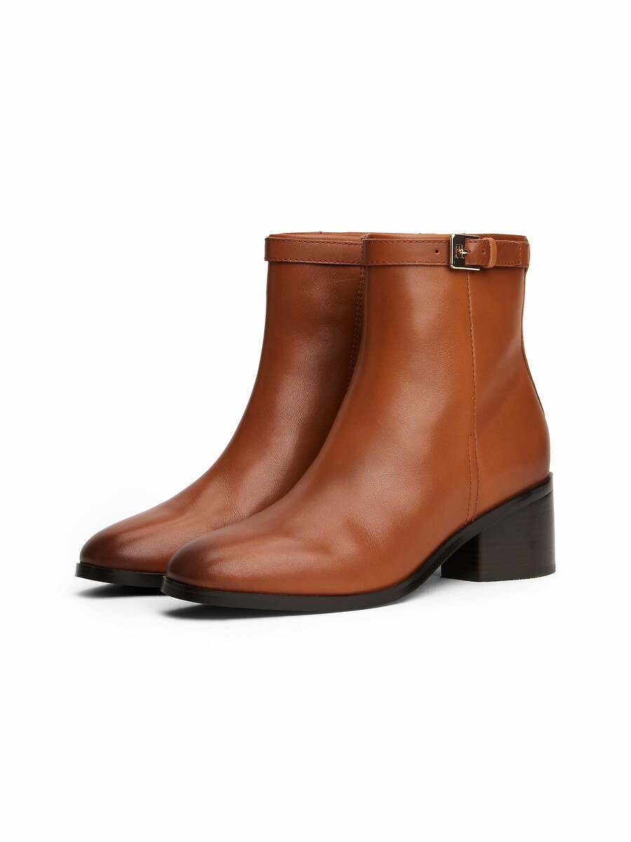 Tommy Hilfiger Botines de tacón de piel — photo 4