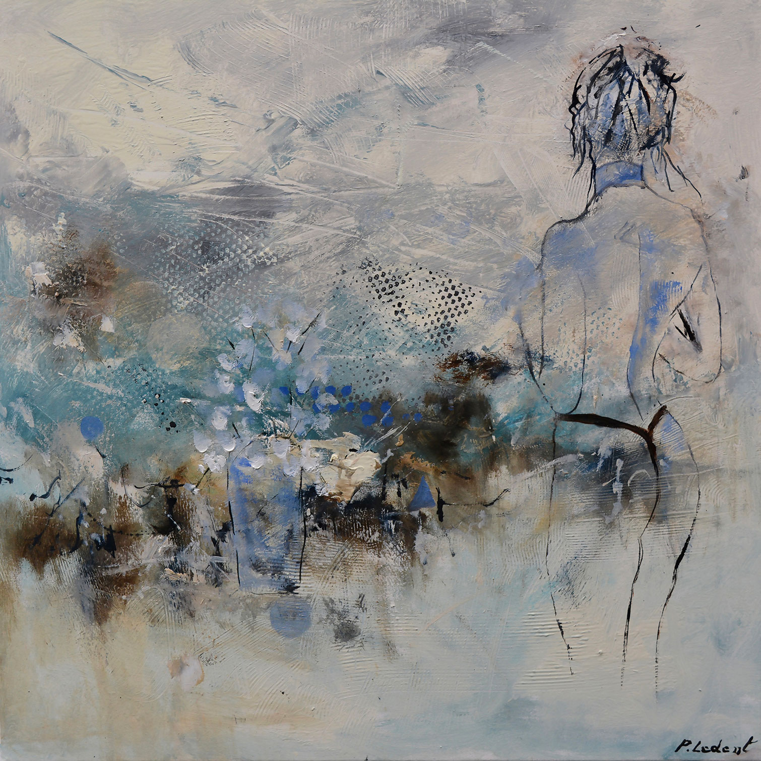Tableau nue de dos, HEXOA