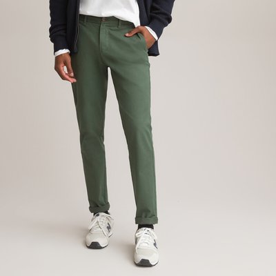 Chino broek, slim snit LA REDOUTE COLLECTIONS