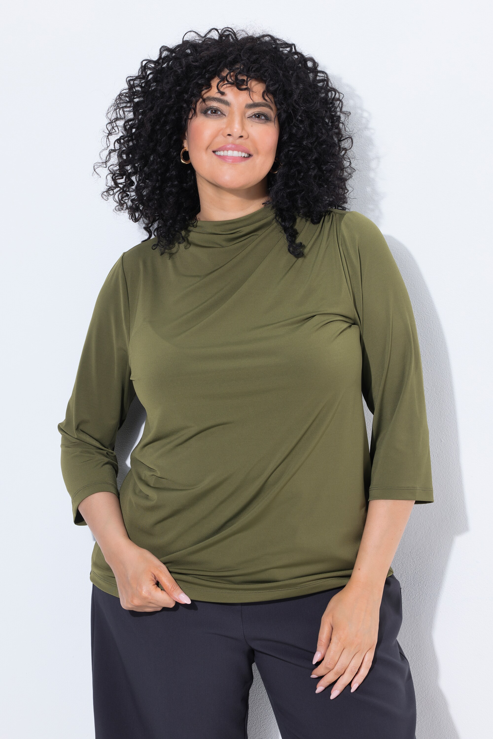 Blouse effet drapé, ULLA POPKEN