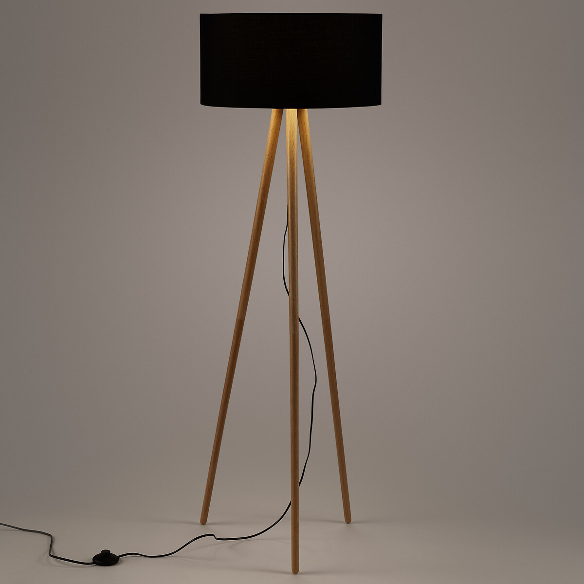 Setto Tripod Floor Lamp Natural La, Contemporary Tripod Floor Lamp