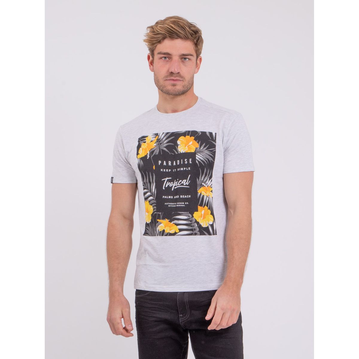 La Redoute Garçon Vêtements Tops & T-shirts T-shirts Manches courtes T-shirt col rond et manches courtes 