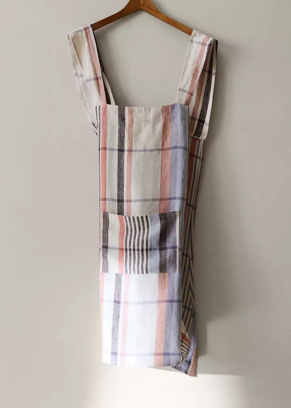 Tablier 100 % lin rayures, MANGO HOME