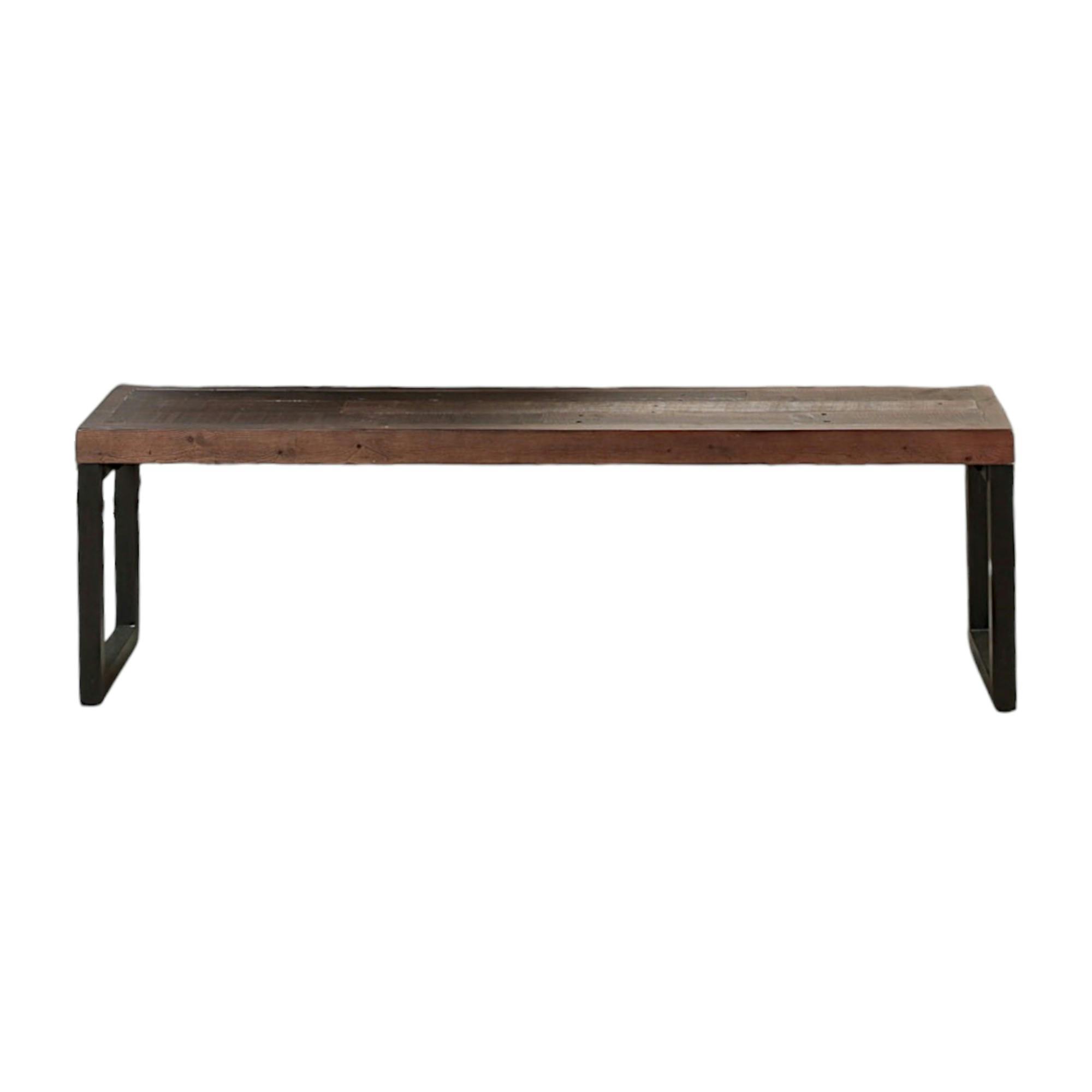 Banc bois brun recyclé 155cm SAMOA, PIER IMPORT