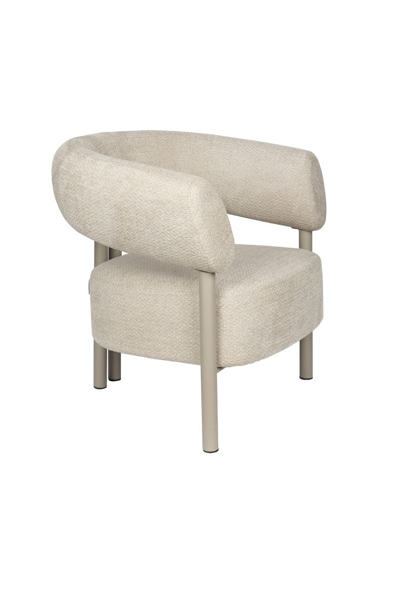Fauteuil design en tissu, classique, HEELS, ZUIVER