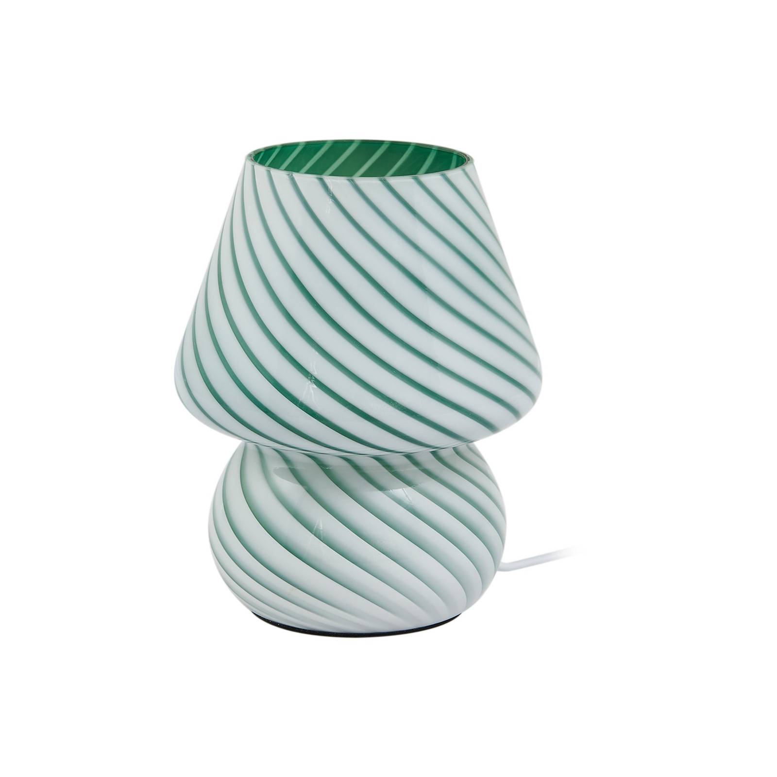 Lampe à poser en verre moderne, Andriana, LINDBY