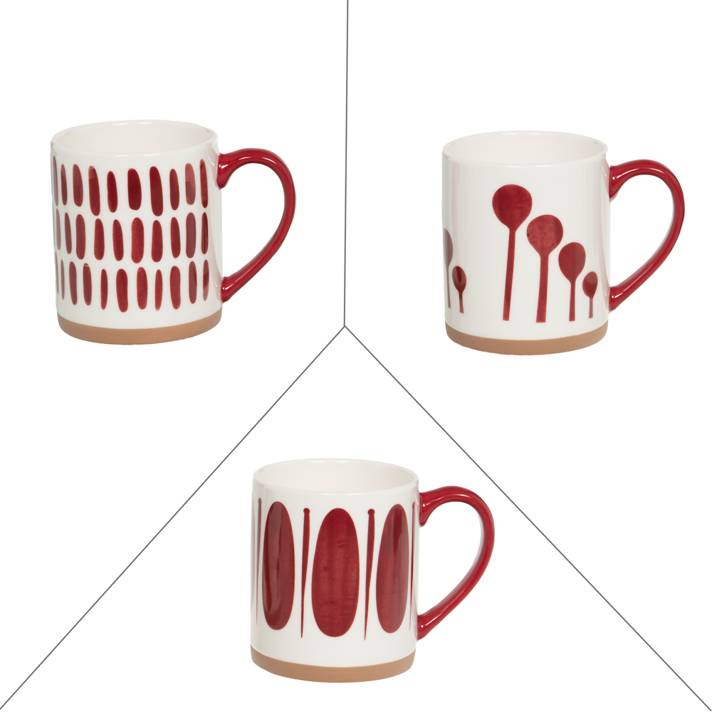 Mug Mikonos 35cl (lot de 3) - MIKONOS, TABLE PASSION