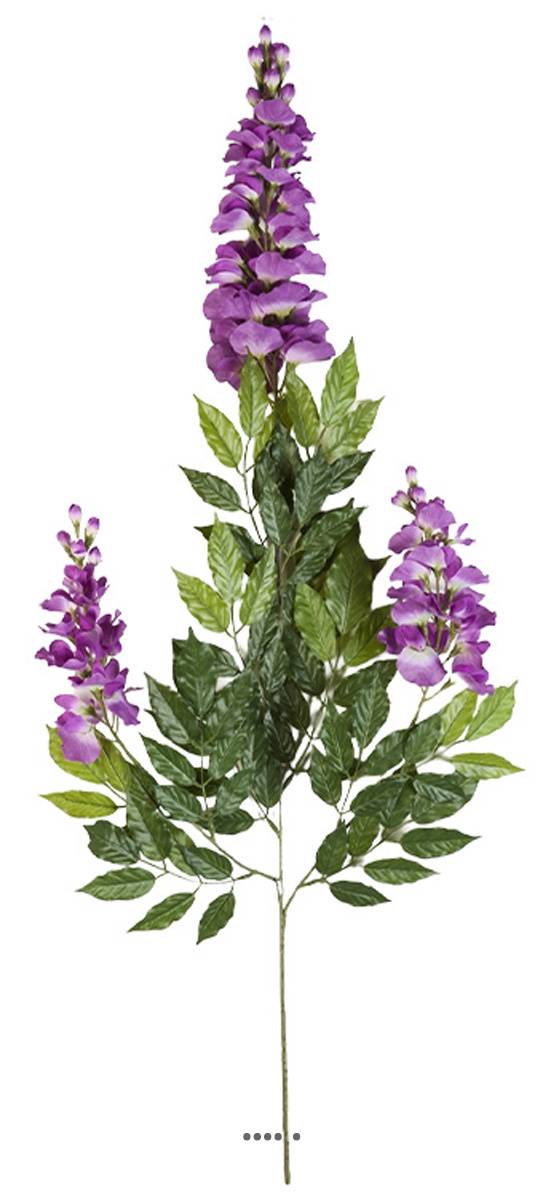 Branche de Glycine artificielle Mauve H 85 cm, ARTIFICIELLES