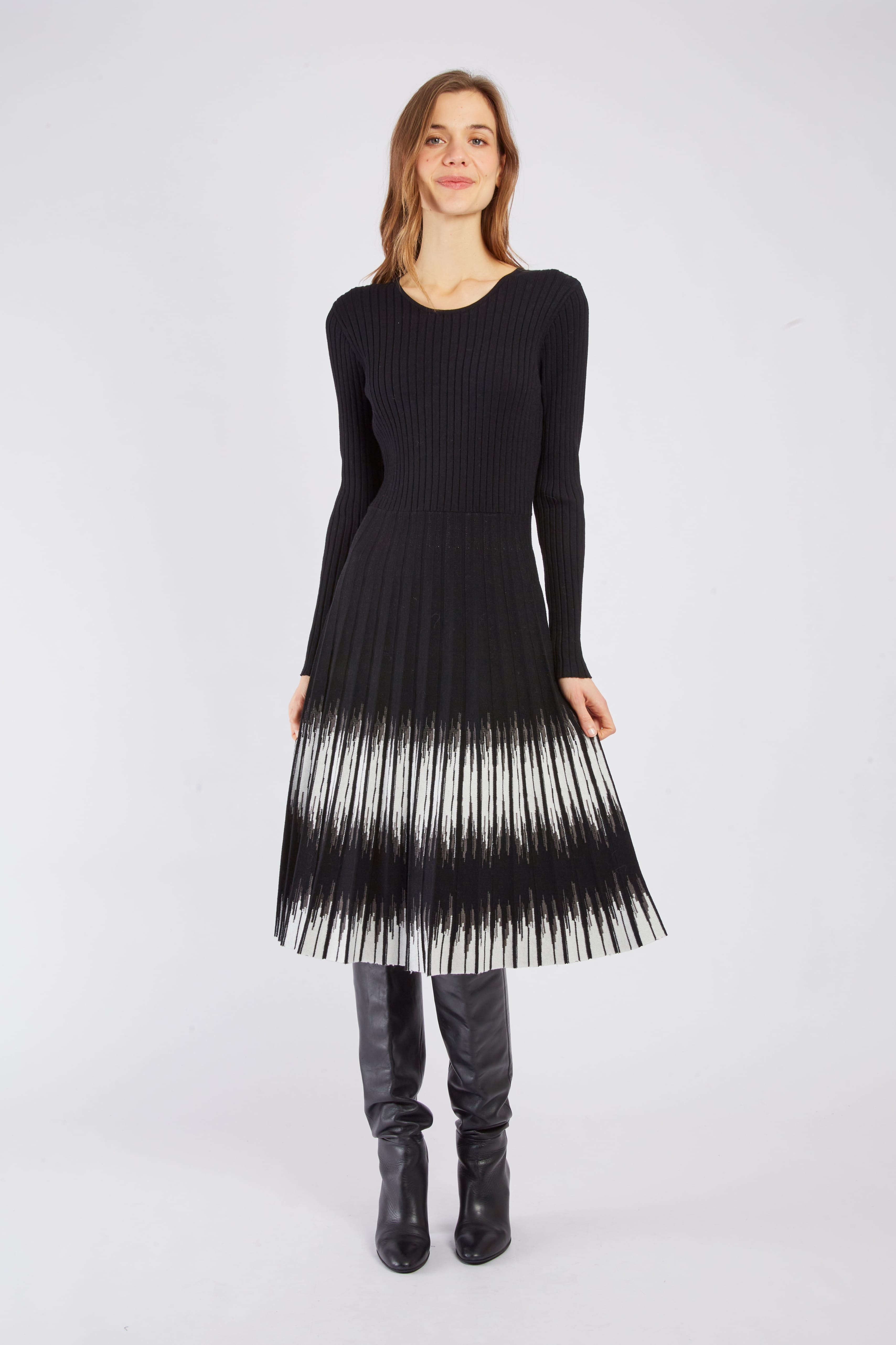 Robe mi longue en maille CATHY, DERHY