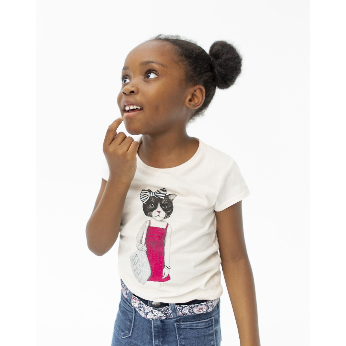 T shirt fille pas cher La Redoute Outlet en solde IKKS JUNIOR