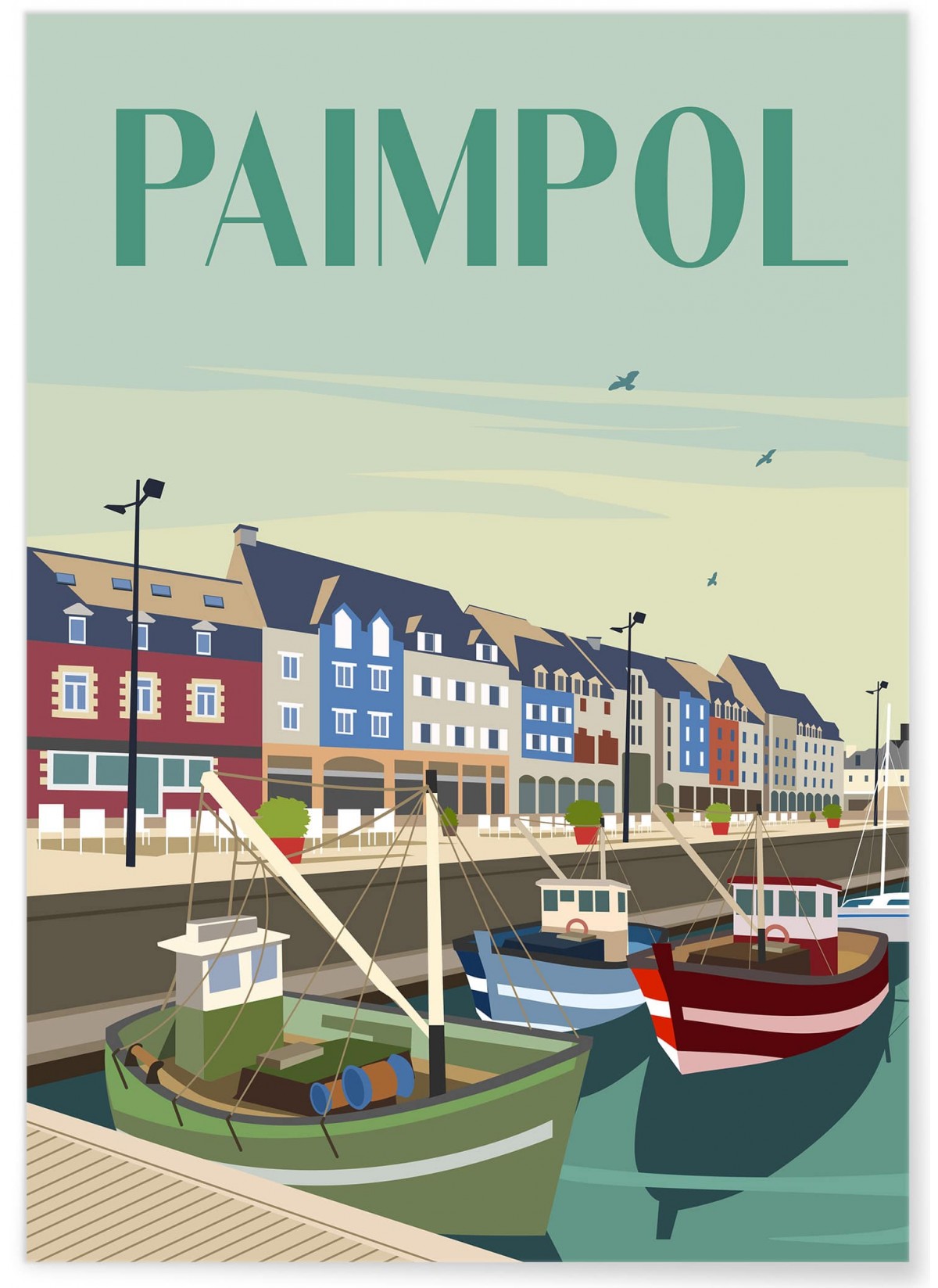 Affiche ville de Paimpol, L'AFFICHERIE