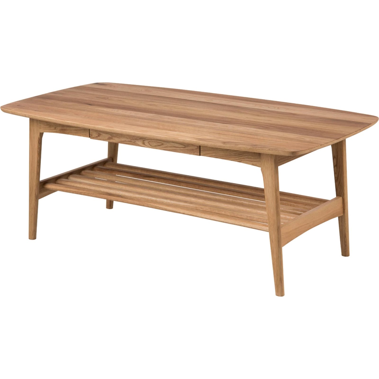 Table basse MUZRIM avec tiroir et étagère, RECOLLECTION