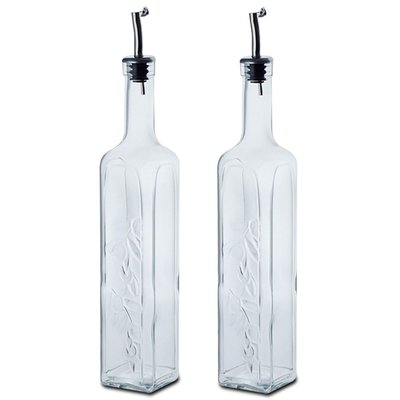 Set de 2 bouteilles en verre pour huile et vinaigre - 500cc PASABAHCE