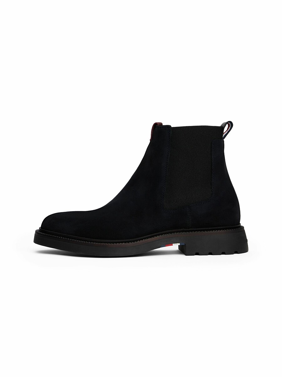 Tommy Hilfiger Botines Chelsea de piel de ante — foto 3