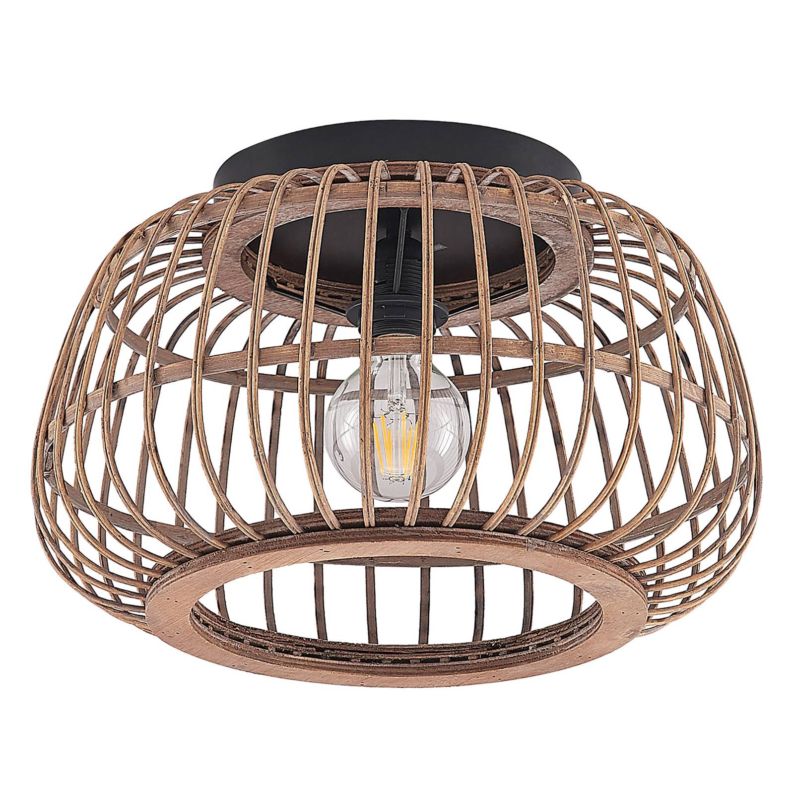 Plafonnier en bois scandinave, Bominio, LINDBY