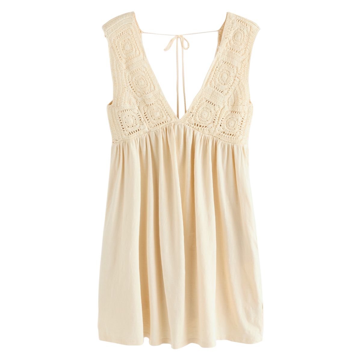 Robe courte en crochet mélangé, NEXT