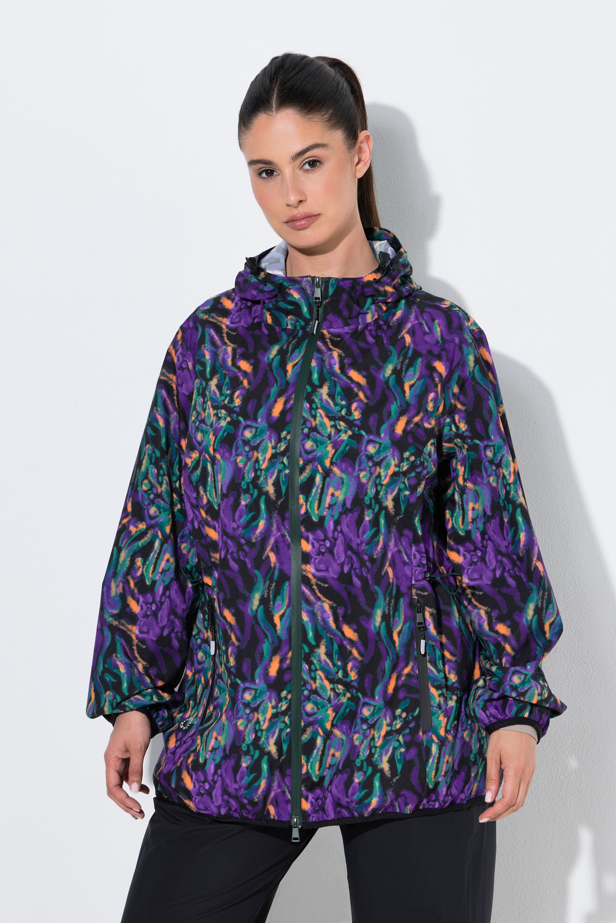 Veste de pluie motif floral, ULLA POPKEN